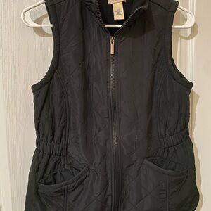 Blue Mountain Quilted Vest Black Size XS